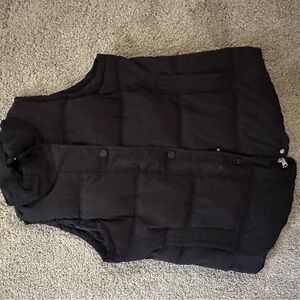 Black Puffer Vest